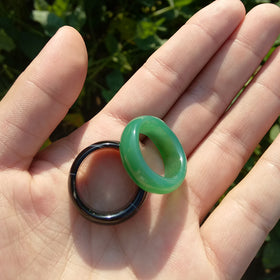 Natural Agate Stone Rings
