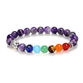 7 Chakra Healing Balance Buddha Bracelets