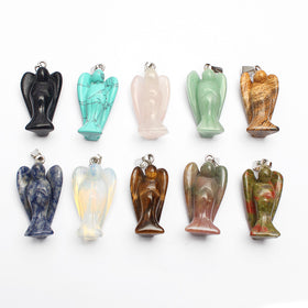 Angel Natural Stone Pendants